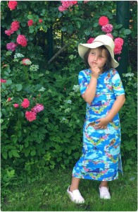 ninie kinderkleding, maxi dress, made in holland