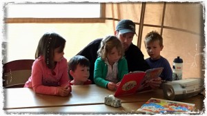 glamping, lilse bergen, voorlezen