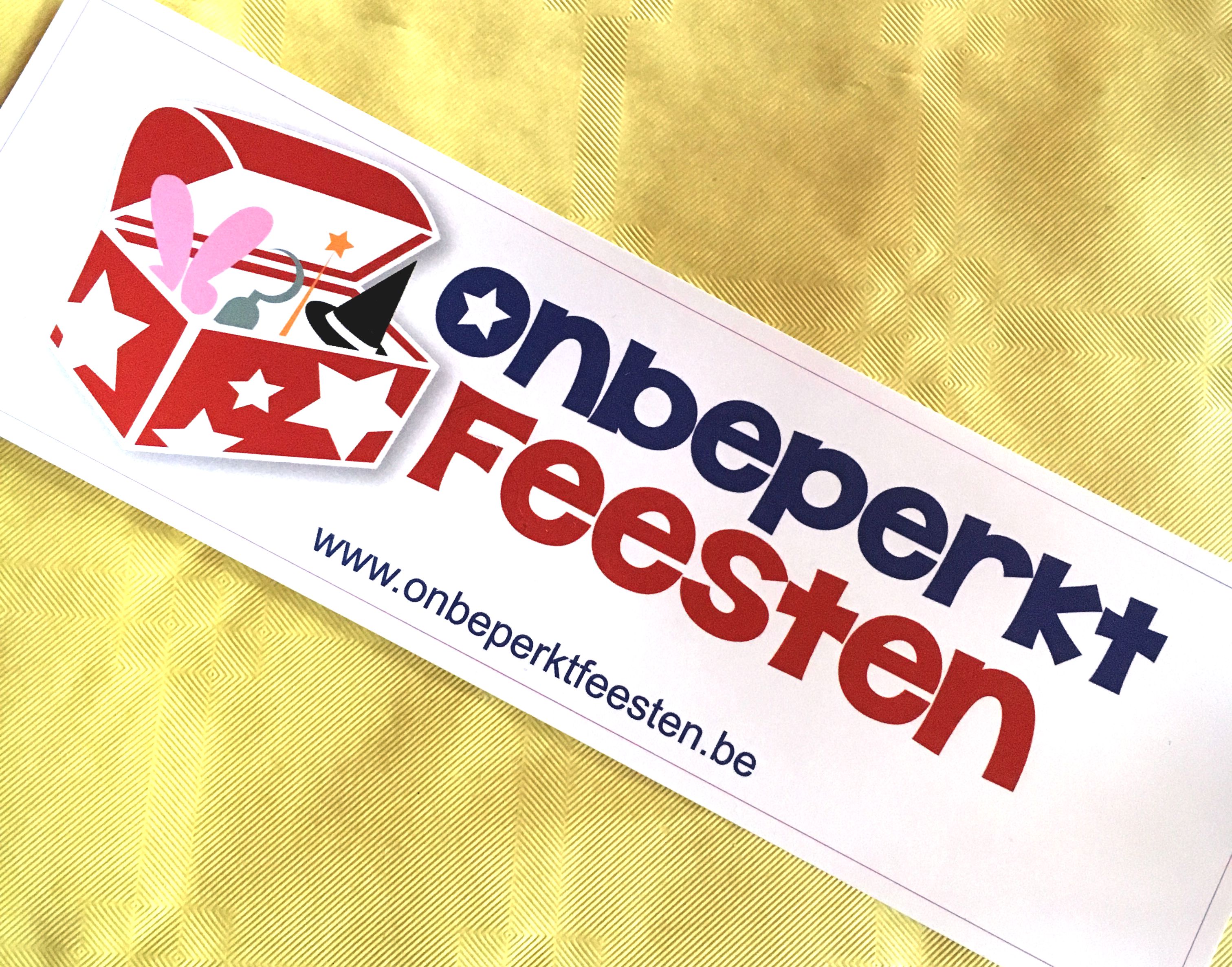 onbeperkt feesten, logo