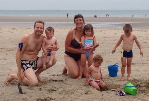 vakantiepret, familieportret
