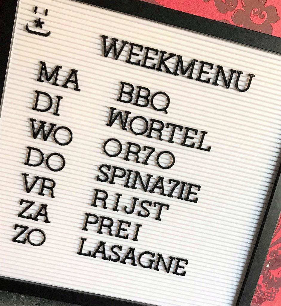 weekmenu